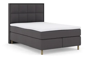Select No 3 Komplett Sängpaket 140x200 Fast - Mörkgrå/Koppar - Möbler - Säng - Kontinentalsäng