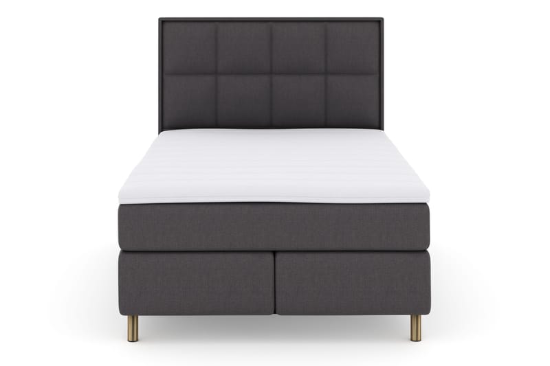 Select No 3 Komplett Sängpaket 140x200 Fast - Mörkgrå/Koppar - Möbler - Säng - Kontinentalsäng