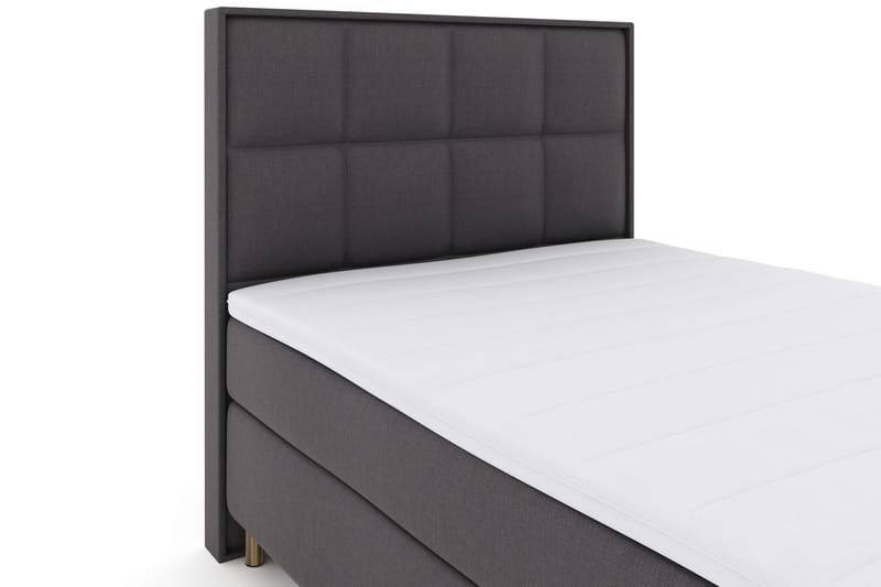 Select No 3 Komplett Sängpaket 140x200 Fast - Mörkgrå/Koppar - Möbler - Säng - Kontinentalsäng