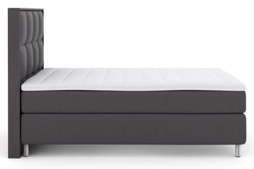 Select No 3 Komplett Sängpaket 140x200 Fast - Mörkgrå/Metall - Möbler - Säng - Kontinentalsäng