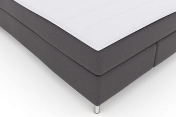 Select No 3 Komplett Sängpaket 140x200 Fast - Mörkgrå/Metall - Möbler - Säng - Kontinentalsäng