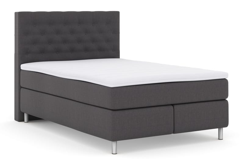 Select No 3 Komplett Sängpaket 140x200 Fast - Mörkgrå/Metall - Möbler - Säng - Kontinentalsäng