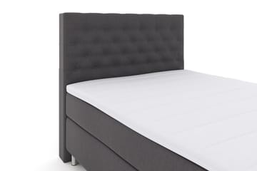 Select No 3 Komplett Sängpaket 140x200 Fast - Mörkgrå/Metall - Möbler - Säng - Kontinentalsäng