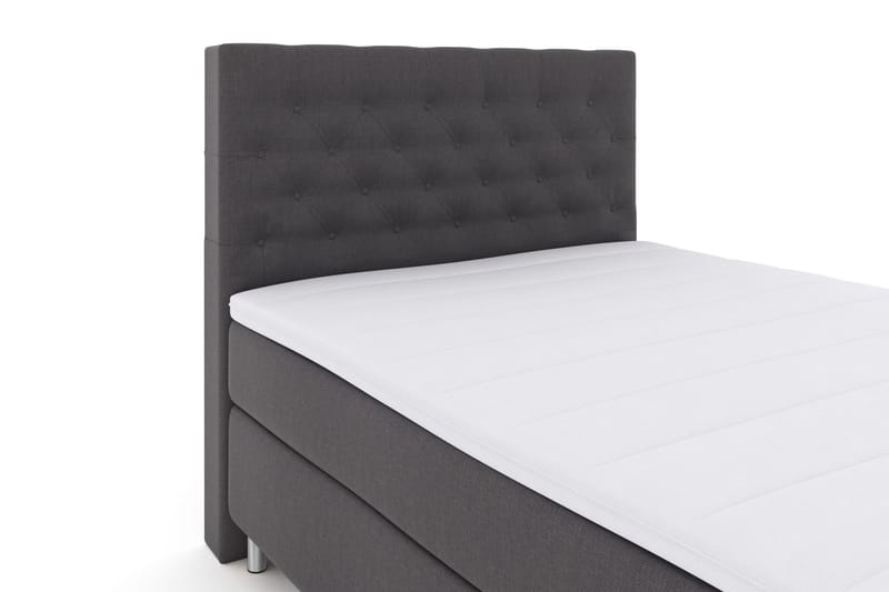 Select No 3 Komplett Sängpaket 140x200 Fast - Mörkgrå/Metall - Möbler - Säng - Kontinentalsäng