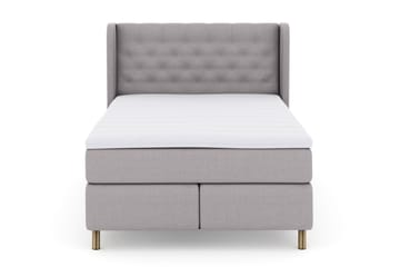 Select No 3 Komplett Sängpaket 140x200 Fast/Medium - Ljusgrå/Koppar - Möbler - Säng - Kontinentalsäng