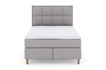 Select No 3 Komplett Sängpaket 140x200 Fast/Medium - Ljusgrå/Koppar - M öbler - Säng - Kontinentalsäng