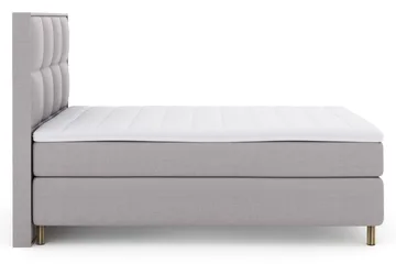 Select No 3 Komplett Sängpaket 140x200 Fast/Medium - Ljusgrå/Koppar - Möbler - Säng - Kontinentalsäng