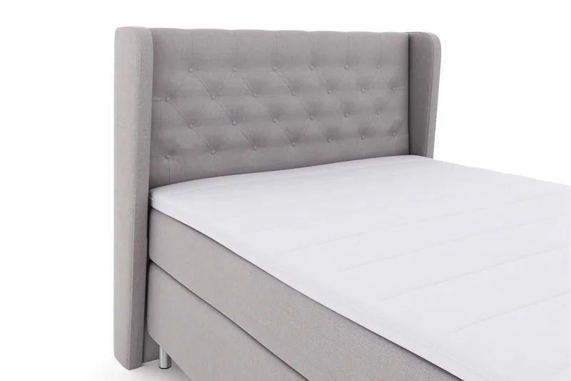 Select No 3 Komplett Sängpaket 140x200 Fast/Medium - Ljusgrå/Metall - Möbler - Säng - Kontinentalsäng