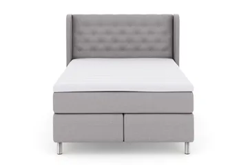 Select No 3 Komplett Sängpaket 140x200 Fast/Medium - Ljusgrå/Metall - Möbler - Säng - Kontinentalsäng