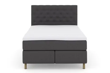 Select No 3 Komplett Sängpaket 140x200 Fast/Medium - Mörkgrå/Koppar - Möbler - Säng - Kontinentalsäng