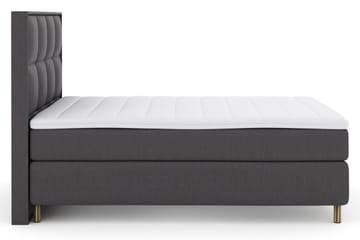 Select No 3 Komplett Sängpaket 140x200 Fast/Medium - Mörkgrå/Koppar - Möbler - Säng - Kontinentalsäng