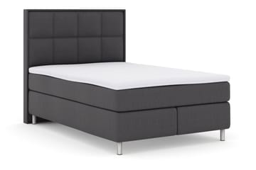 Select No 3 Komplett Sängpaket 140x200 Fast/Medium - Mörkgrå/Metall - Möbler - Säng - Kontinentalsäng