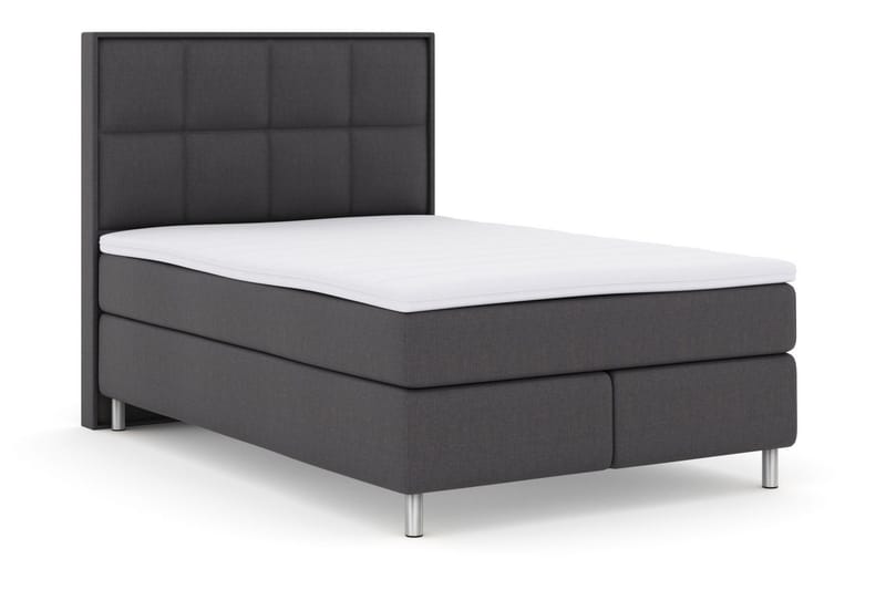 Select No 3 Komplett Sängpaket 140x200 Fast/Medium - Mörkgrå/Metall - Möbler - Säng - Kontinentalsäng