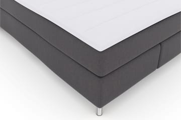 Select No 3 Komplett Sängpaket 140x200 Fast/Medium - Mörkgrå/Metall - Möbler - Säng - Kontinentalsäng