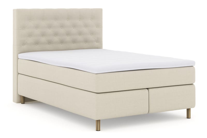 Select No 3 Komplett Sängpaket 140x200 Medium - Beige/Koppar - Möbler - Säng - Kontinentalsäng