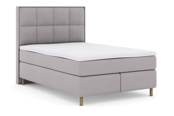 Select No 3 Komplett Sängpaket 140x200 Medium - Ljusgrå/Koppar - Möbler - Säng - Kontinentalsäng