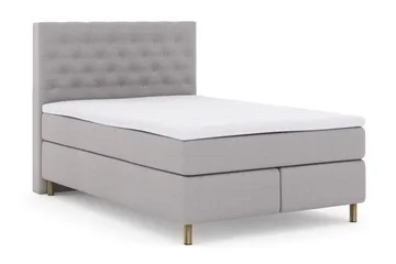 Select No 3 Komplett Sängpaket 140x200 Medium - Ljusgrå/Koppar - Möbler - Säng - Kontinentalsäng
