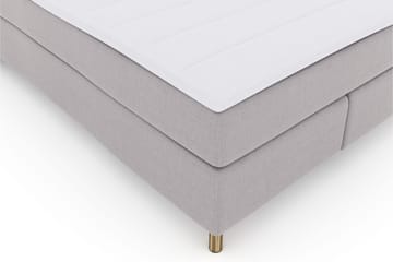 Select No 3 Komplett Sängpaket 140x200 Medium - Ljusgrå/Koppar - Möbler - Säng - Kontinentalsäng