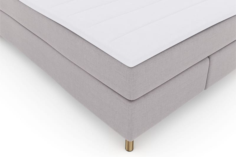 Select No 3 Komplett Sängpaket 140x200 Medium - Ljusgrå/Koppar - Möbler - Säng - Kontinentalsäng