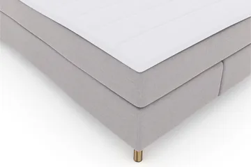 Select No 3 Komplett Sängpaket 140x200 Medium - Ljusgrå/Koppar - Möbler - Säng - Kontinentalsäng