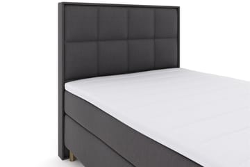 Select No 3 Komplett Sängpaket 140x200 Medium - Mörkgrå/Koppar - Möbler - Säng - Kontinentalsäng