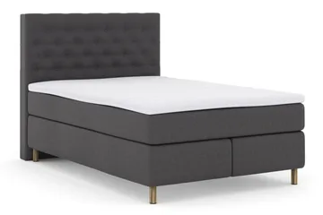 Select No 3 Komplett Sängpaket 140x200 Medium - Mörkgrå/Koppar - Möbler - Säng - Kontinentalsäng