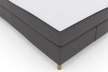 Select No 3 Komplett Sängpaket 140x200 Medium - Mörkgrå/Koppar - Möbler - Säng - Kontinentalsäng