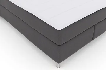 Select No 3 Komplett Sängpaket 140x200 Medium - Mörkgrå/Metall - Möbler - Säng - Kontinentalsäng