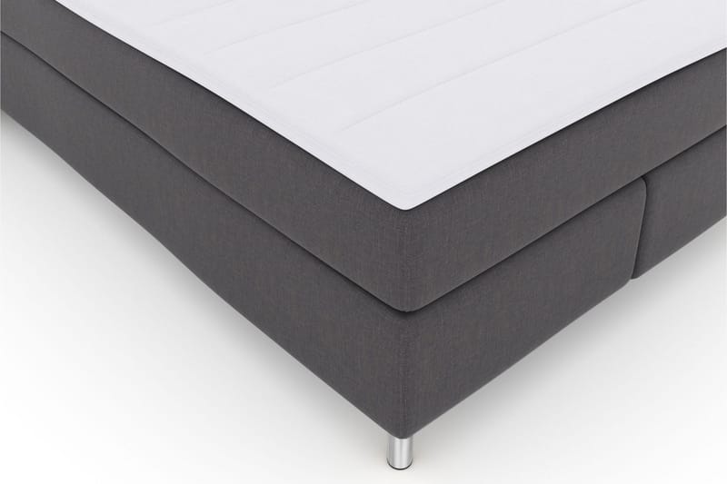 Select No 3 Komplett Sängpaket 140x200 Medium - Mörkgrå/Metall - Möbler - Säng - Kontinentalsäng