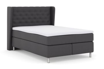 Select No 3 Komplett Sängpaket 140x200 Medium - Mörkgrå/Metall - Möbler - Säng - Kontinentalsäng