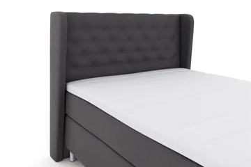 Select No 3 Komplett Sängpaket 140x200 Medium - Mörkgrå/Metall - Möbler - Säng - Kontinentalsäng