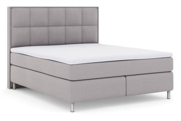 Select No 3 Komplett Sängpaket 160x200 Fast - Ljusgrå/Metall - Möbler - Säng - Kontinentalsäng
