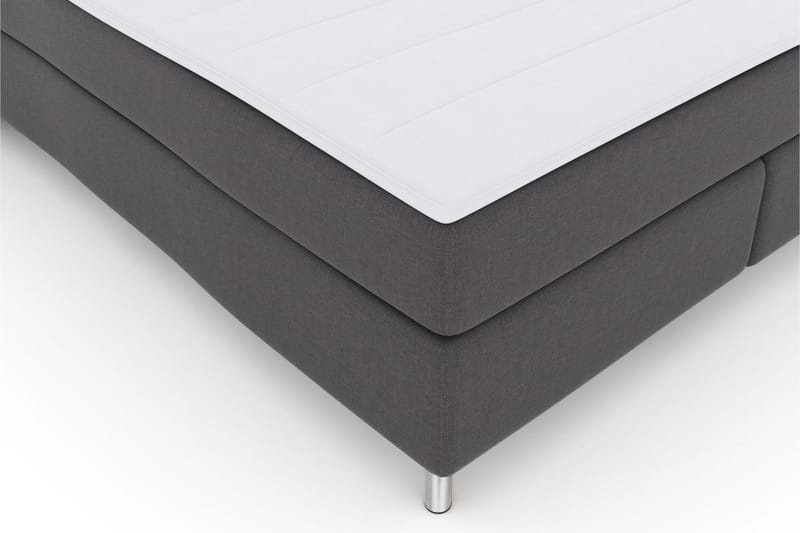 Select No 3 Komplett Sängpaket 160x200 Fast - Mörkgrå/Metall - Möbler - Säng - Kontinentalsäng