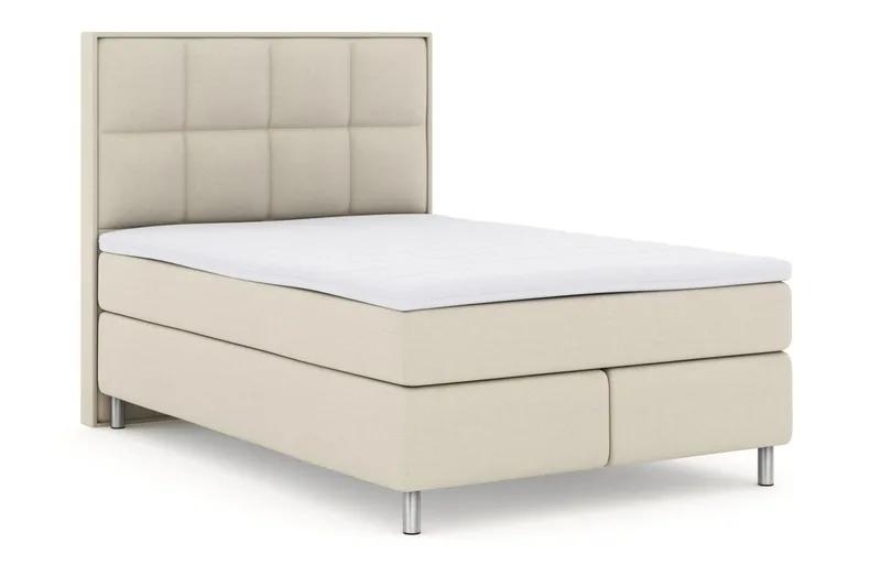 Select No 3 Komplett Sängpaket 160x200 Medium - Beige/Metall - Möbler - Säng - Kontinentalsäng