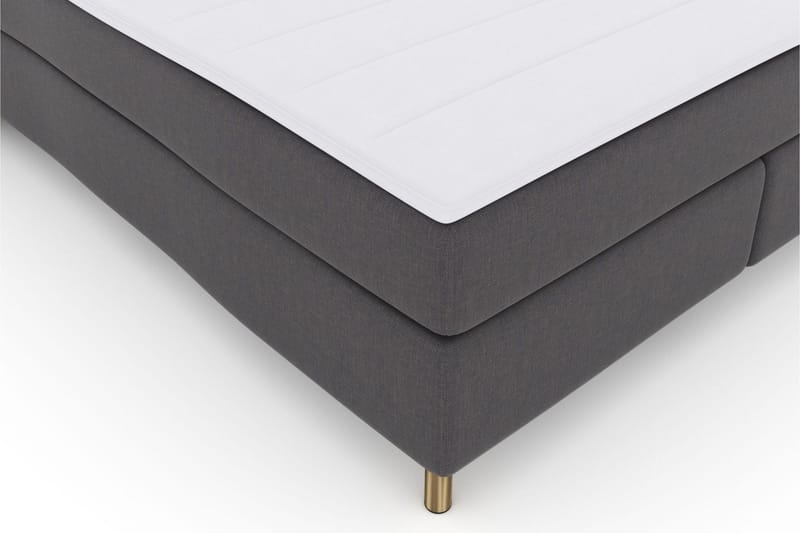 Select No 3 Komplett Sängpaket 160x200 Medium - Mörkgrå/Koppar - Möbler - Säng - Kontinentalsäng