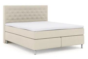 Select No 3 Komplett Sängpaket 180x200 Fast - Beige/Metall - Möbler - Säng - Kontinentalsäng