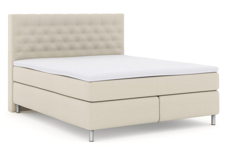 Select No 3 Komplett Sängpaket 180x200 Fast - Beige/Metall - Möbler - Säng - Kontinentalsäng
