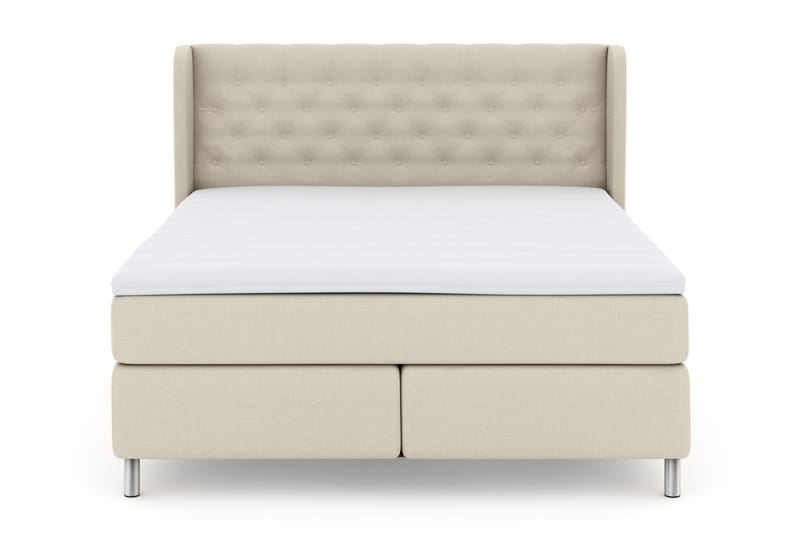 Select No 3 Komplett Sängpaket 180x200 Fast, Beige/Metall