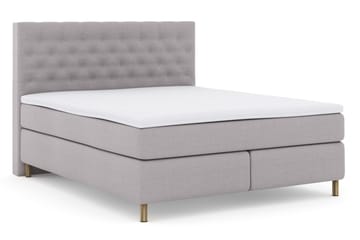 Select No 3 Komplett Sängpaket 180x200 Fast - Ljusgrå/Koppar - Möbler - Säng - Kontinentalsäng