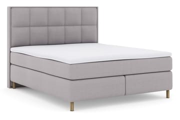 Select No 3 Komplett Sängpaket 180x200 Fast - Ljusgrå/Koppar - Möbler - Säng - Kontinentalsäng