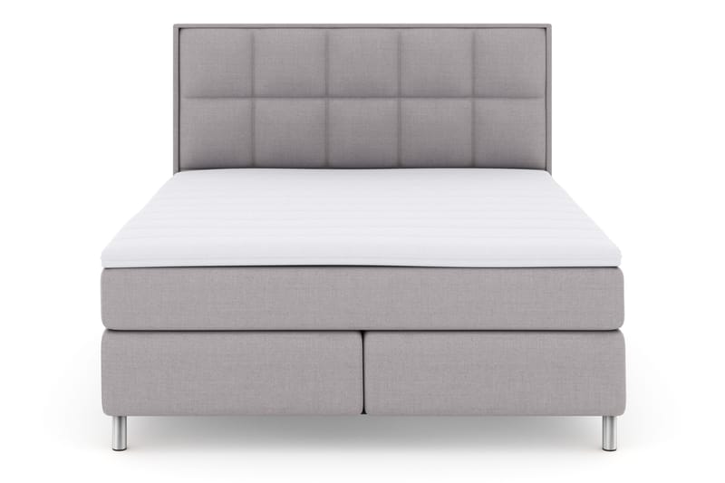 Select No 3 Komplett Sängpaket 180x200 Fast - Ljusgrå/Metall - Möbler - Säng - Kontinentalsäng