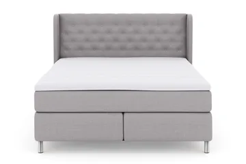 Select Sänggavel med Sidor 180 cm - Ljusgrå