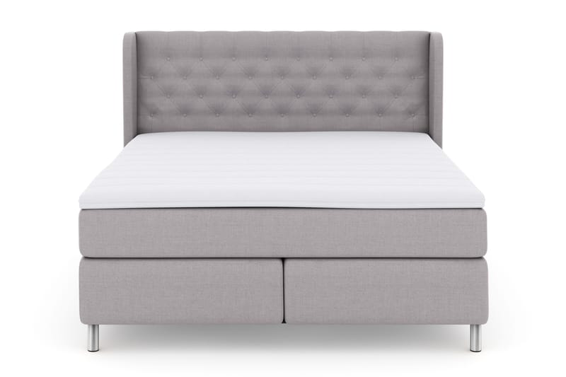 Select No 3 Komplett Sängpaket 180x200 Fast - Ljusgrå/Metall - Möbler - Säng - Kontinentalsäng