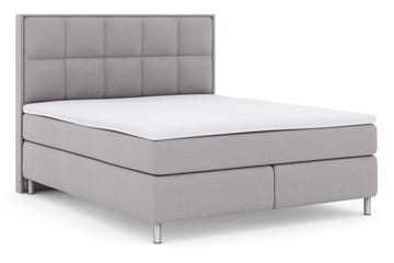 Select No 3 Komplett Sängpaket 180x200 Fast - Ljusgrå/Metall - Möbler - Säng - Kontinentalsäng