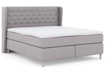 Select No 3 Komplett Sängpaket 180x200 Fast - Ljusgrå/Metall - Möbler - Säng - Kontinentalsäng