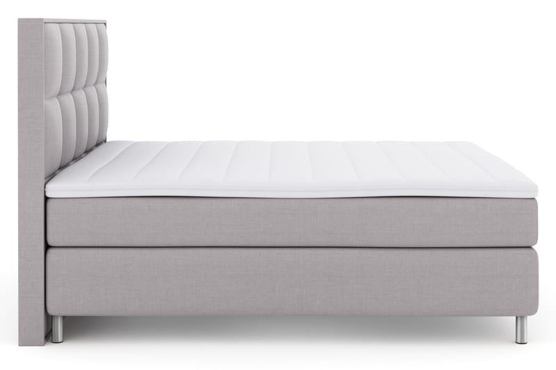 Select No 3 Komplett Sängpaket 180x200 Fast - Ljusgrå/Metall - Möbler - Säng - Kontinentalsäng