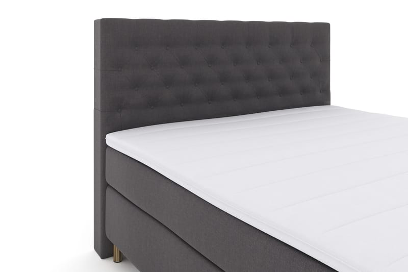 Select No 3 Komplett Sängpaket 180x200 Fast - Mörkgrå/Koppar - Möbler - Säng - Kontinentalsäng