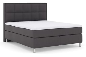 Select No 3 Komplett Sängpaket 180x200 Fast - Mörkgrå/Metall - Möbler - Säng - Kontinentalsäng