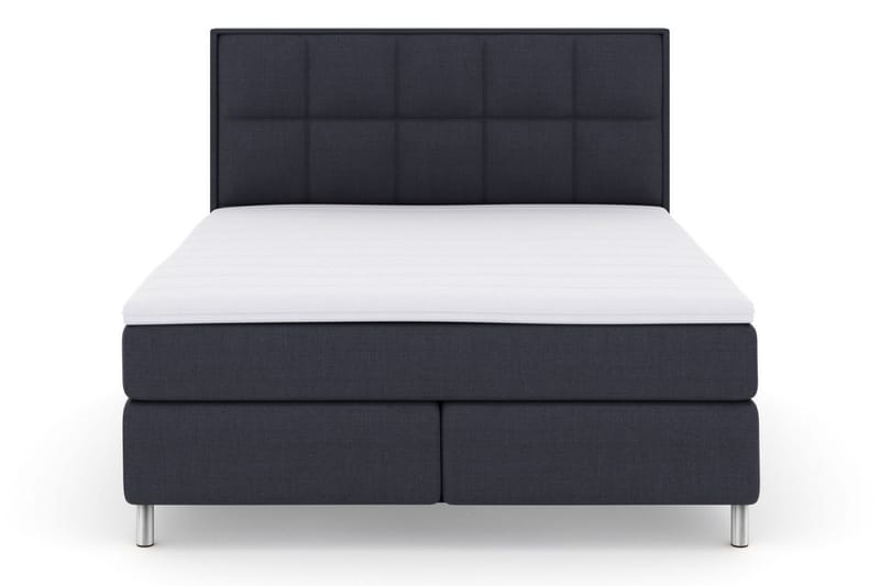 Select No 3 Komplett Sängpaket 180x200 Fast/Medium, Blå/Metall