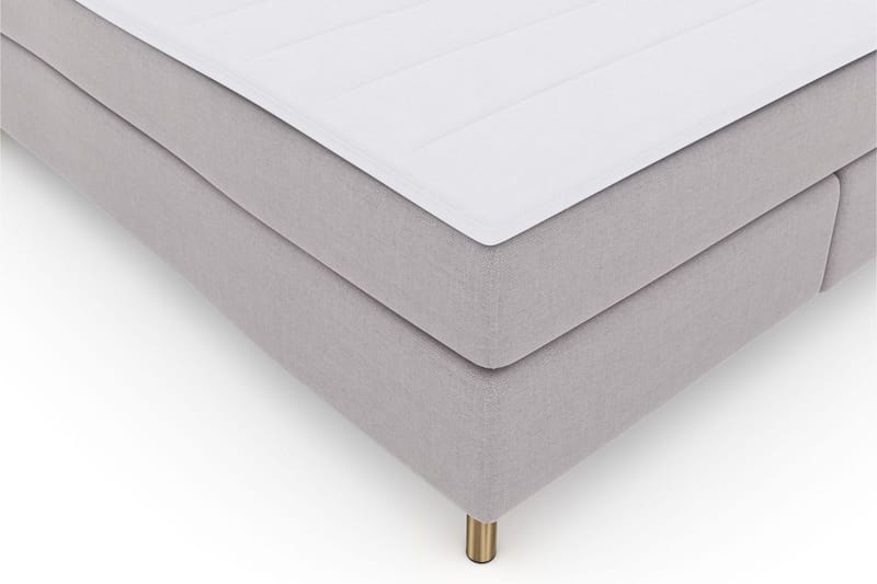 Select No 3 Komplett Sängpaket 180x200 Fast/Medium - Ljusgrå/Koppar - Möbler - Säng - Kontinentalsäng